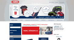 Desktop Screenshot of abus-webshop.cz